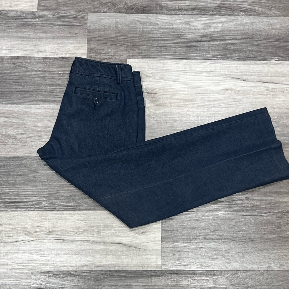 Bass & Co. Women’s Charcoal Straight Mid Rise Denim Pants Size 8 - Picture 5 of 9